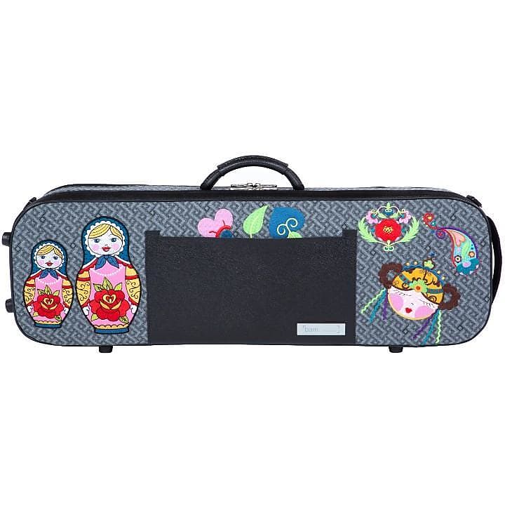 Bam Katyushka Oblong Violin Case Gray Reverb