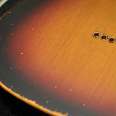 American Highway One Fender Telecaster Relic Nitro Custom Sunburst image 11