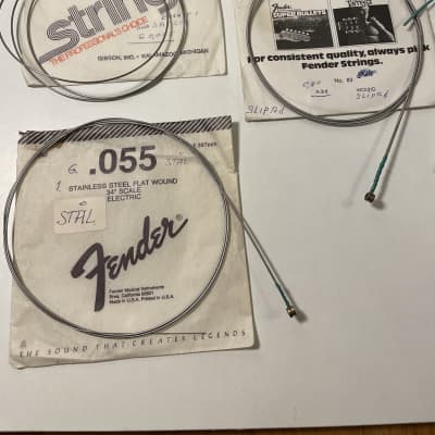 Fender flatwound bass strings 70s-80s image 3