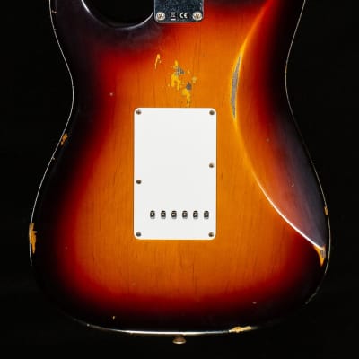 Fender Custom Shop "The 63" 1963 Stratocaster Relic 3-Tone Sunburst 57 V-R122052-7.75 lbs image 16