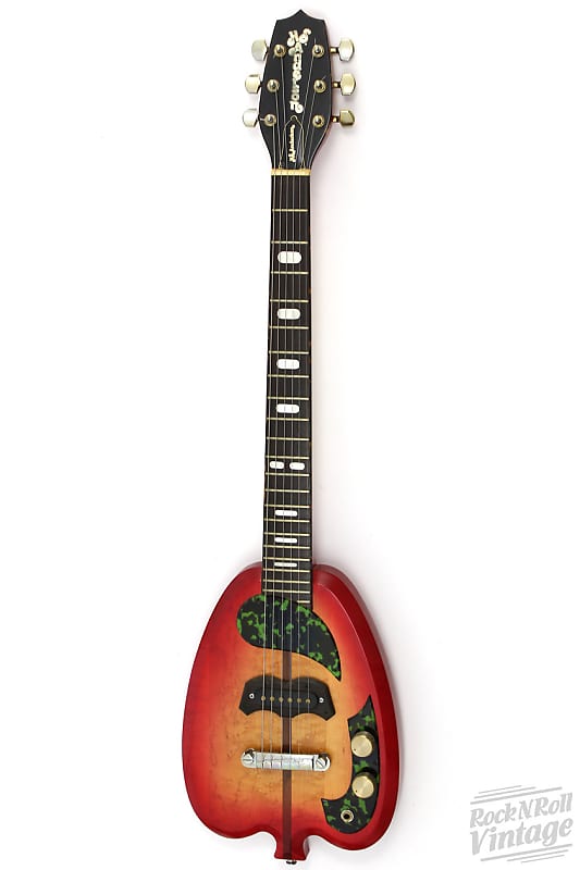 H. S. Anderson Apple Guitar Cherry Sunburst | Reverb