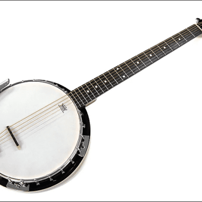 Trinity River PRB600 Mahogany Resonator 6-String Banjo-Tar w/Remo's Head image 1