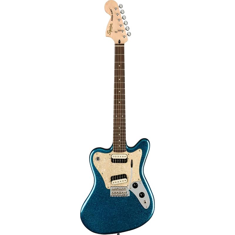 Squier Paranormal Series Super Sonic Electric Guitar, Blue Sparkle