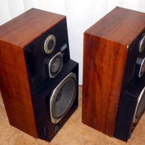 mcs panasonic technics 683-8320 time aligned 3 way vintage speakers image 3