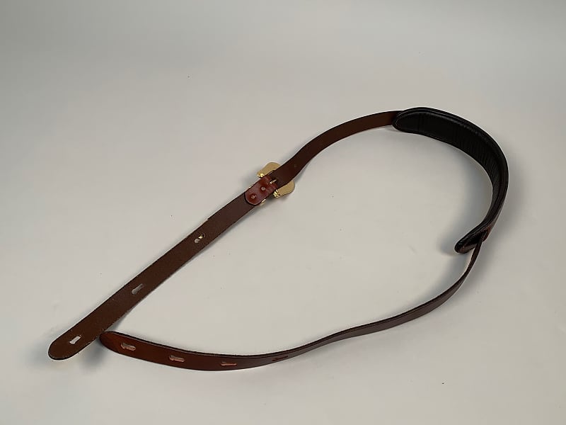 Gibson Montana Leather Strap with Memory Foam Pad Tan