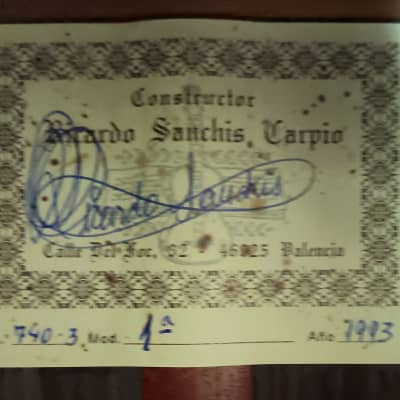 Ricardo Sanchis Carpio 1' 1993 - Naturale image 2