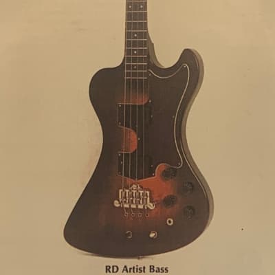 Gibson RD Artist Bass Dealer Sheet 1978 for sale
