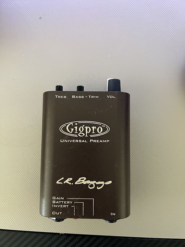 LR Baggs Gigpro Acoustic Guitar Preamp 2010s - Brown