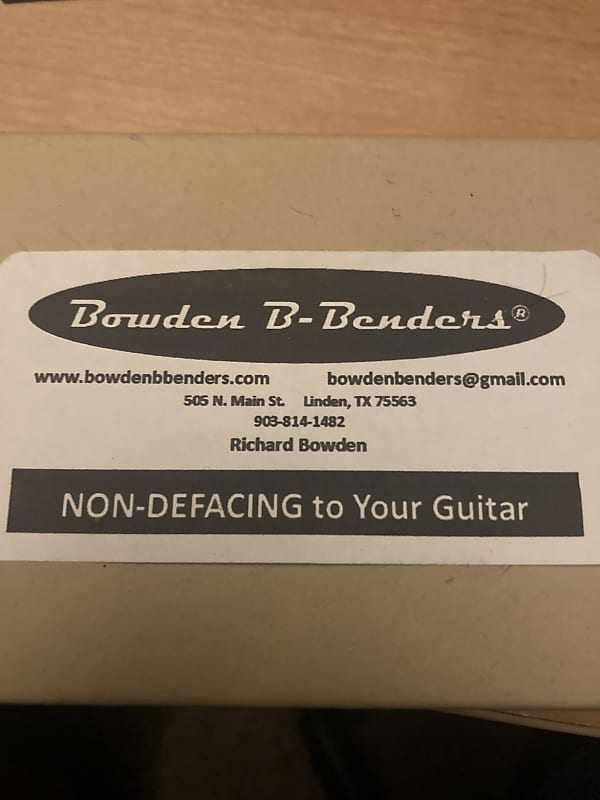 Bowden b store bender