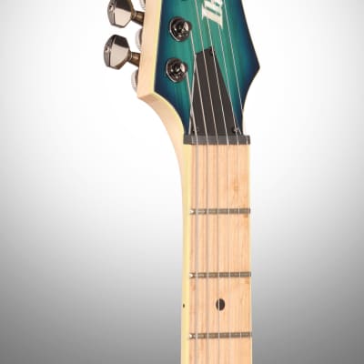 Ibanez Prestige RG652AHMFX Electric Guitar (with Case), Nebula Green Burst, Blemished image 8