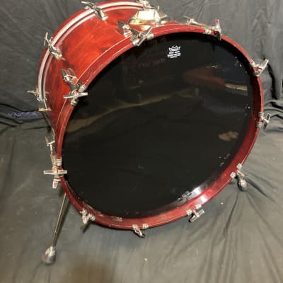 Tama - 24x16" Superstar Bass Drum, Complete! 1980's - Wine Red image 5