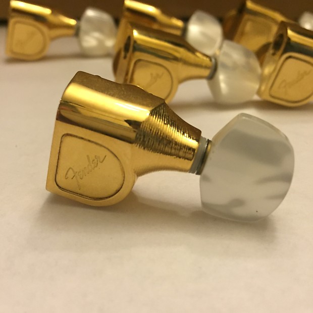 Fender Schaller Elite Tuning Heads Gold w/ Pearl Buttons