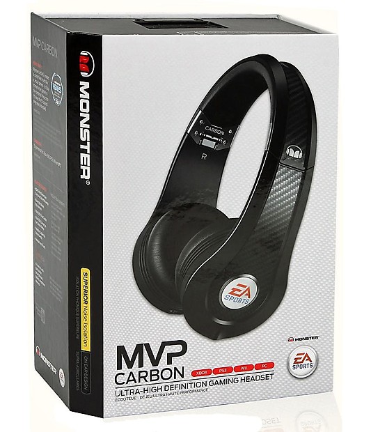 Monster Game MVP Carbon On Ear Gaming Headset by EA Sports