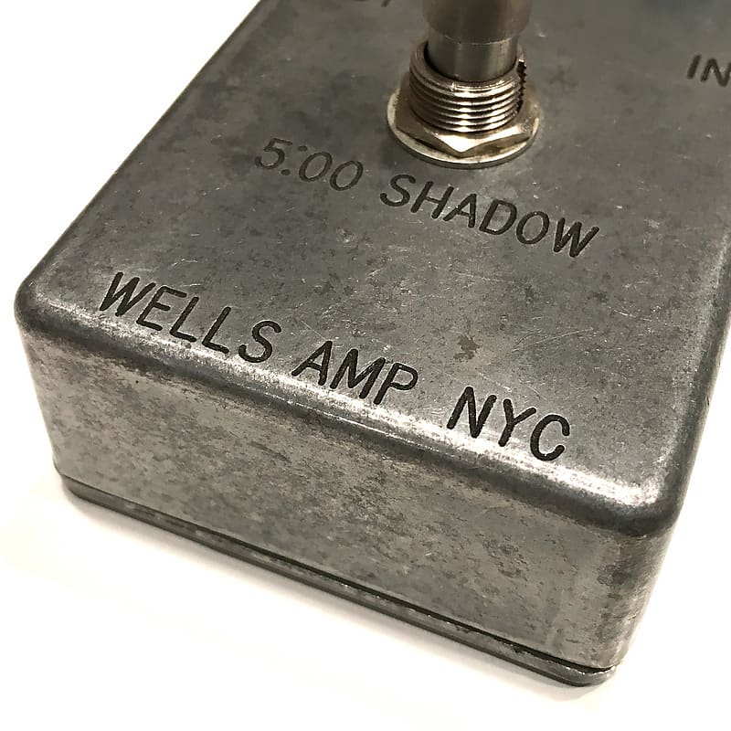 Wells Amps Nyc 5:00 Shadow Fuzz face ONE OF THE FIRST ONES BUILT #007 !  ULTRA RARE