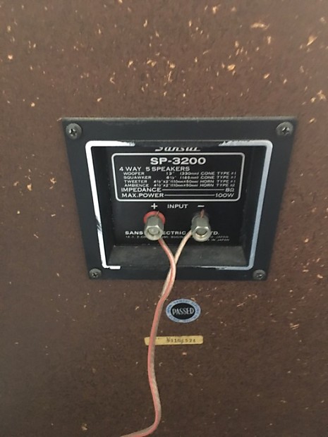 Sansui sp 3200 sales speakers