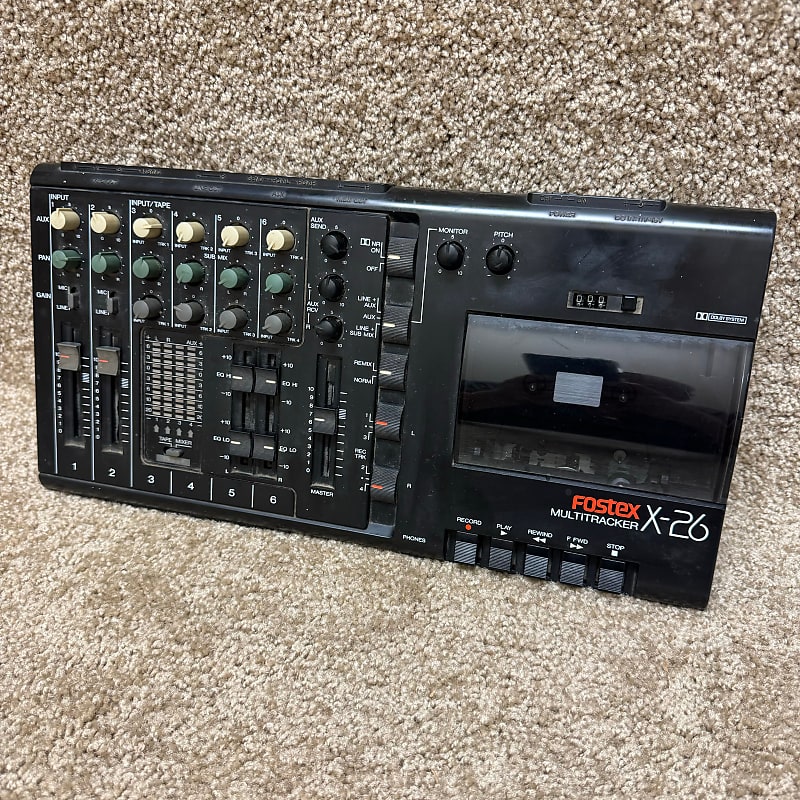 希少 Fostex X-26 カセットMTR / TASCAM カセットデッキ Fostex X-26 MultiTracker Cassette Recorder | Reverb UK