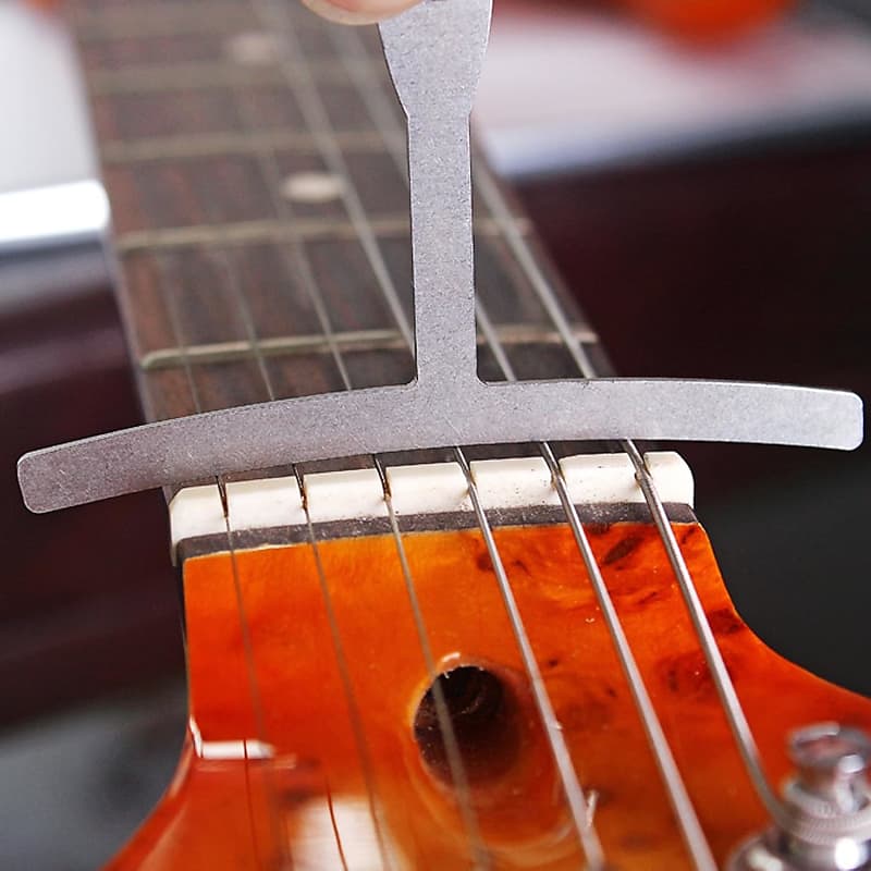 9Pcs Guitar Understring Radius Gauge With Pin Puller Set Luthier