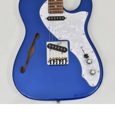 G&L USA ASAT Classic Thinline Guitar Midnight Blue Metallic