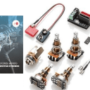 EMG Solderless Conversion Wiring Kit For 1 - 2 Active Pickups 4 LONG SHAFT Pots ( 1 SET EMG 9's )