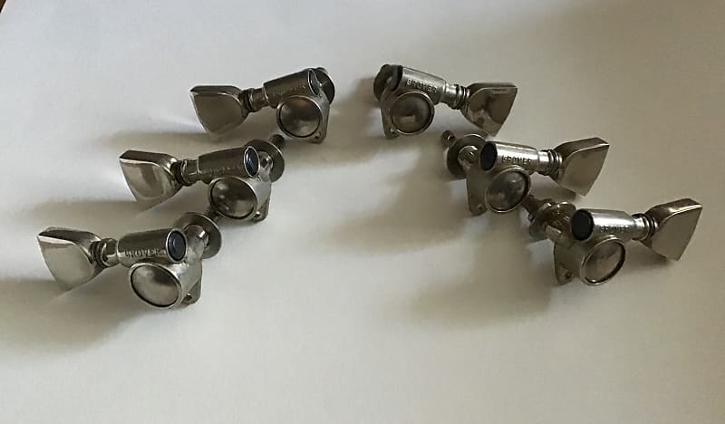Gibson Vintage Nickel Grover Tuners 1969 1971 1972 1973 1960's -1970's image 1