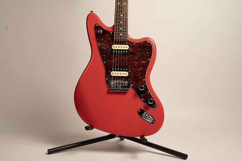 2011 Squier Vintage Modified HH Jaguar - in Fiesta Red | Reverb