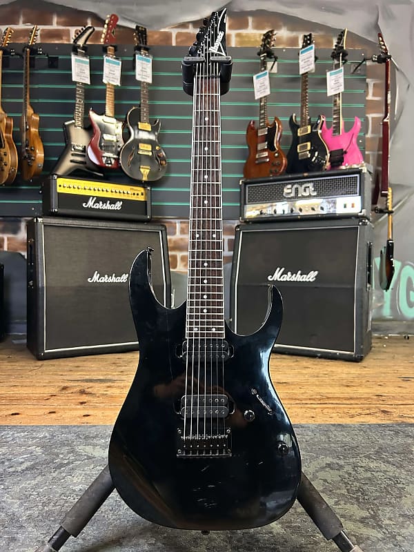 Ibanez RG7321 Black 2010 7-String Electric Guitar | Reverb