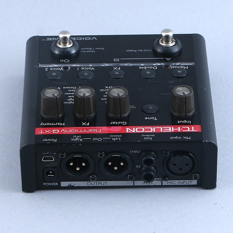 TC Helicon Voicetone Harmony G-XT Vocal Effects Pedal P TC Helicon Voicetone Harmony G-XT Vocal Effects Pedal P