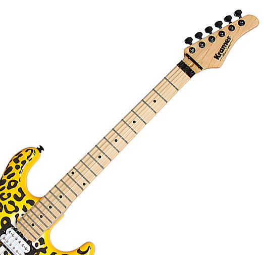 Kramer Pacer Vintage Steel Panther Satchel Signature Guitar Yellow