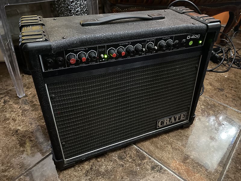 Crate G-40C 1980s G40c Electric Guitar Combo Amp Amplifier | Reverb