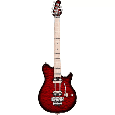 ギター Sterling by Music Man AX40D Lmax Sterling By Music Man AX40D - Transparent Purple | Sweetwater