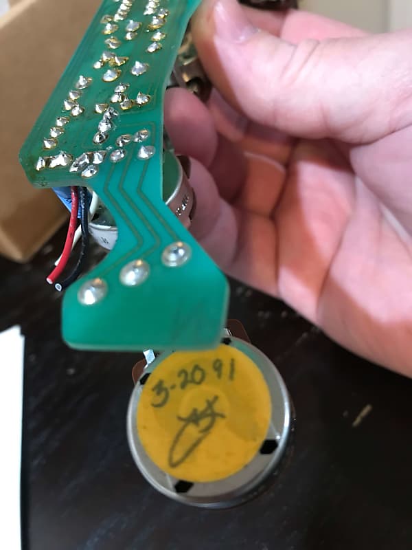 1991 Ernie Ball Music Man PreAmp Control Plate Knobs Reverb