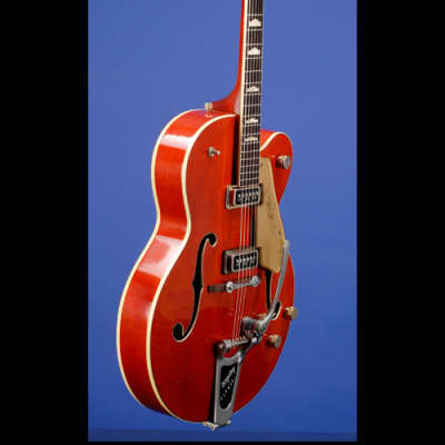 Gretsch 6120 Chet Atkins Hollow Body (third version) 1957 - Amber Red image 9