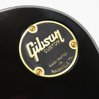 Gibson Custom Les Paul Custom - Ebony with Ebony Fingerboard image 13