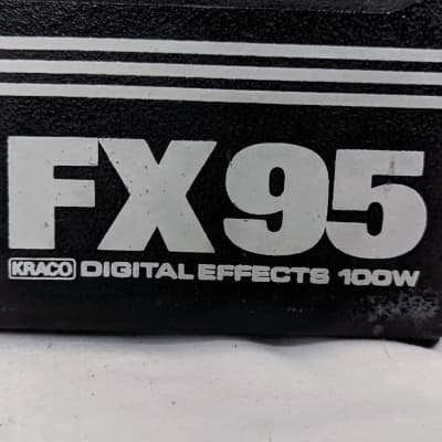 KRACO Digital Effects 100w FX 95 Speakers Truck Boxes Vintage Pair image 13