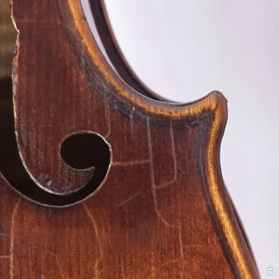 Anonymous German Violin - Possible Widhalm School - 19th Century - LOB: 358 mm - w/ Neck Graft image 24