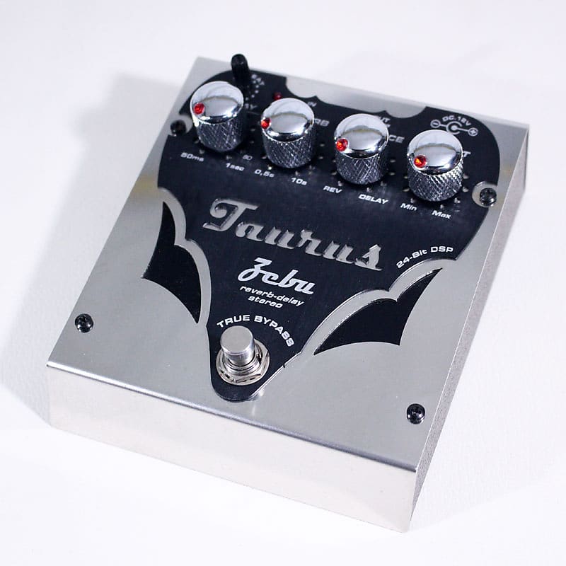 ギター Taurus Zebu SilverLine Taurus Zebu Silverline Guitar/Bass Effect Pedal 12V Used