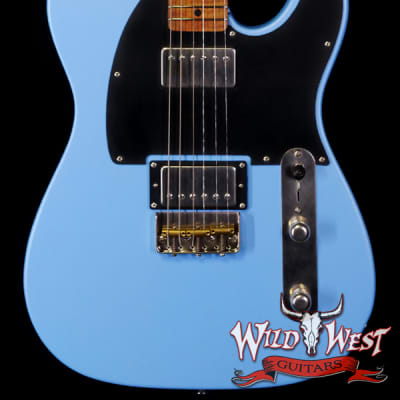 LsL T-Bone One HH Roasted Flame Maple Neck Double Humbucker Desoto Pearl for sale