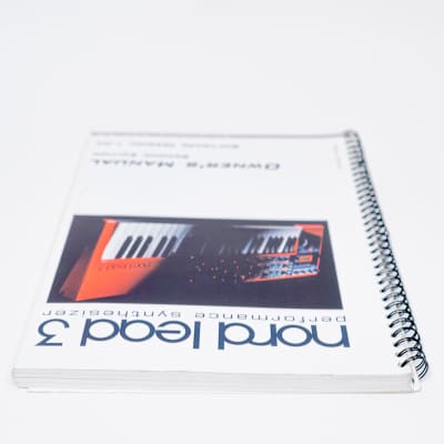 Nord Lead 3 Owners Manual - Second Edition - Software Version 1.0X image 9