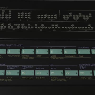 YAMAHA DX7 Digital Programmable Algorithm Synthesizer W/ Hard Case [Very good] image 11