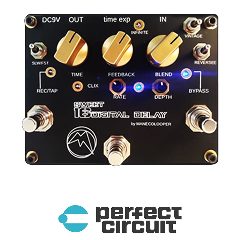 Maneco Labs Sweet 16 Looping Delay Pedal | Reverb Canada