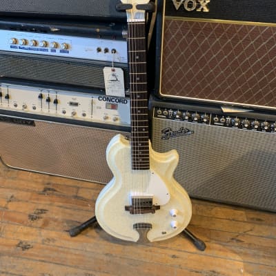 Supro 1572SW Belmont Single Pickup Americana Series Electric Guitar 2010s - Sparkle White for sale