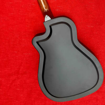 Ozark Resonator Guitar Slimline Cutaway Black With Lipstick Pickup Awesome Looks And Awesome Sound! image 5