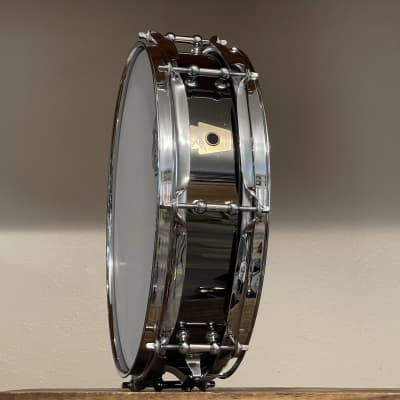 1990's Ludwig Black Beauty 3x13" 8-Lug Brass Piccolo Snare Drum W Case LB553B image 1