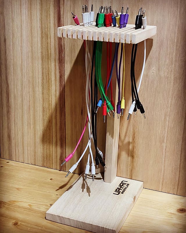 Uryan Modular Desktop patch cable holder 1 tray Reverb
