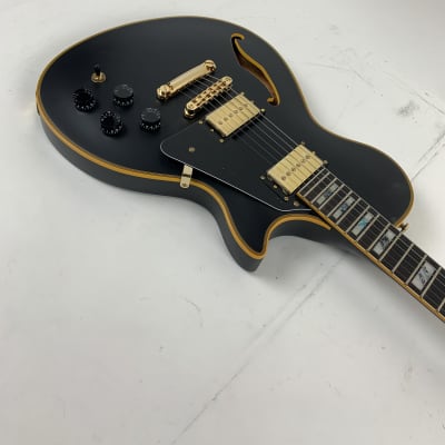 ESP LTD Xtone PS-1000 Vintage Black Semi-Hollow Electric Guitar B-Stock image 12