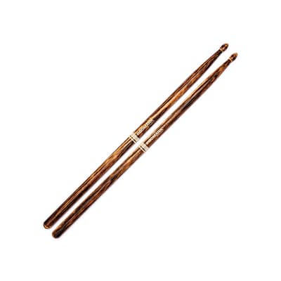 Promark TX5AW-FG FireGrain Classic 5A Drumsticks, Oval Tip, Single Pair image 1