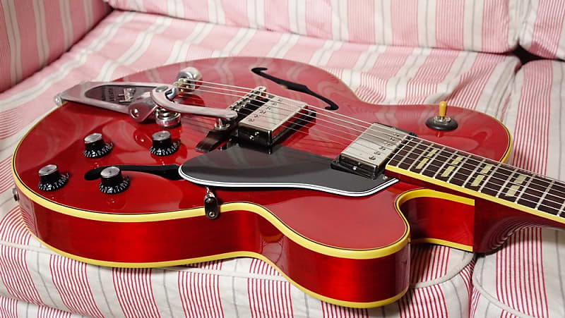 Gibson ES 275 Cherry Red Bigsby 2016 | Reverb Gibson ES 275 Cherry Red Bigsby 2016 | Reverb