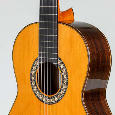 Pavan Flamenca Negra Classical Guitar Cedar *Kaces Deluxe guitar case Included* image 6