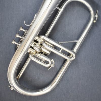 Antoine Courtois Flugel horn Silver Plated 1950~1960[USED Antoine Courtois Flugel horn Silver Plated 1950~1960[USED