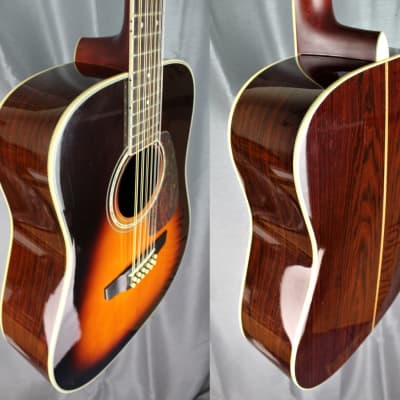 MORRIS Acoustic 12 cordes M-703-12 Martin 1980s - Sunburst